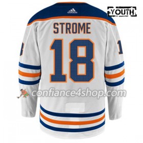 Adidas Maillot de Hockey Edmonton Oilers RYAN STROME 18 Blanc Authentic - Enfant